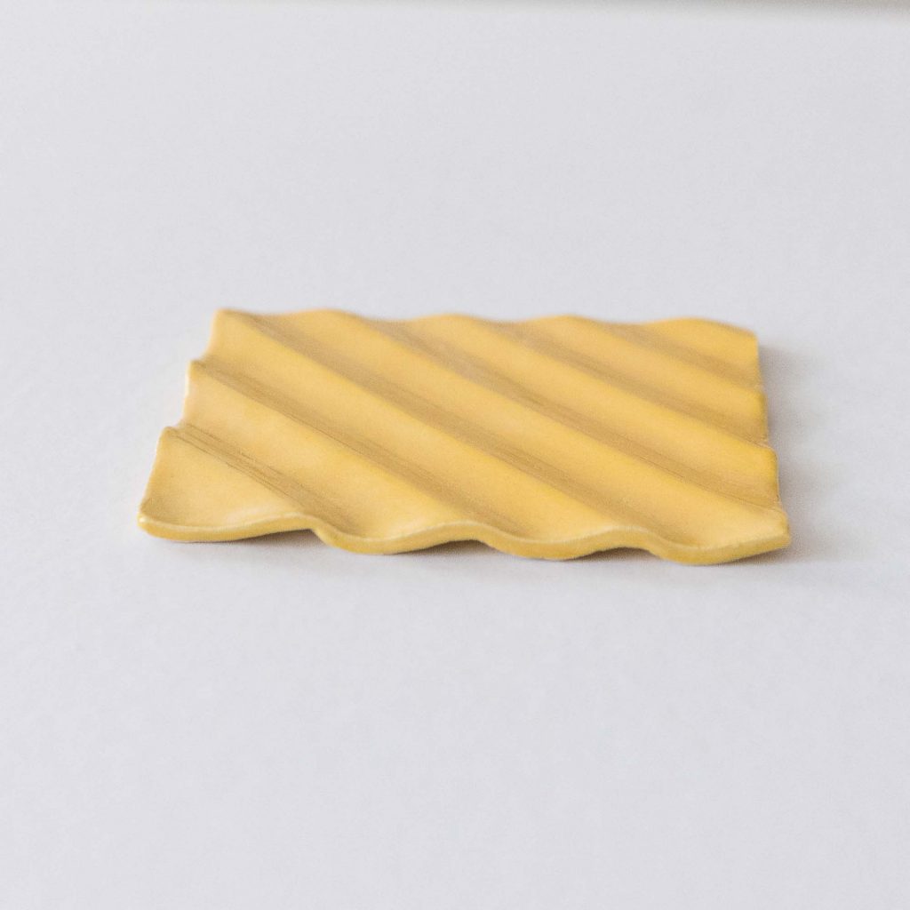 Seifenschale wave yellow