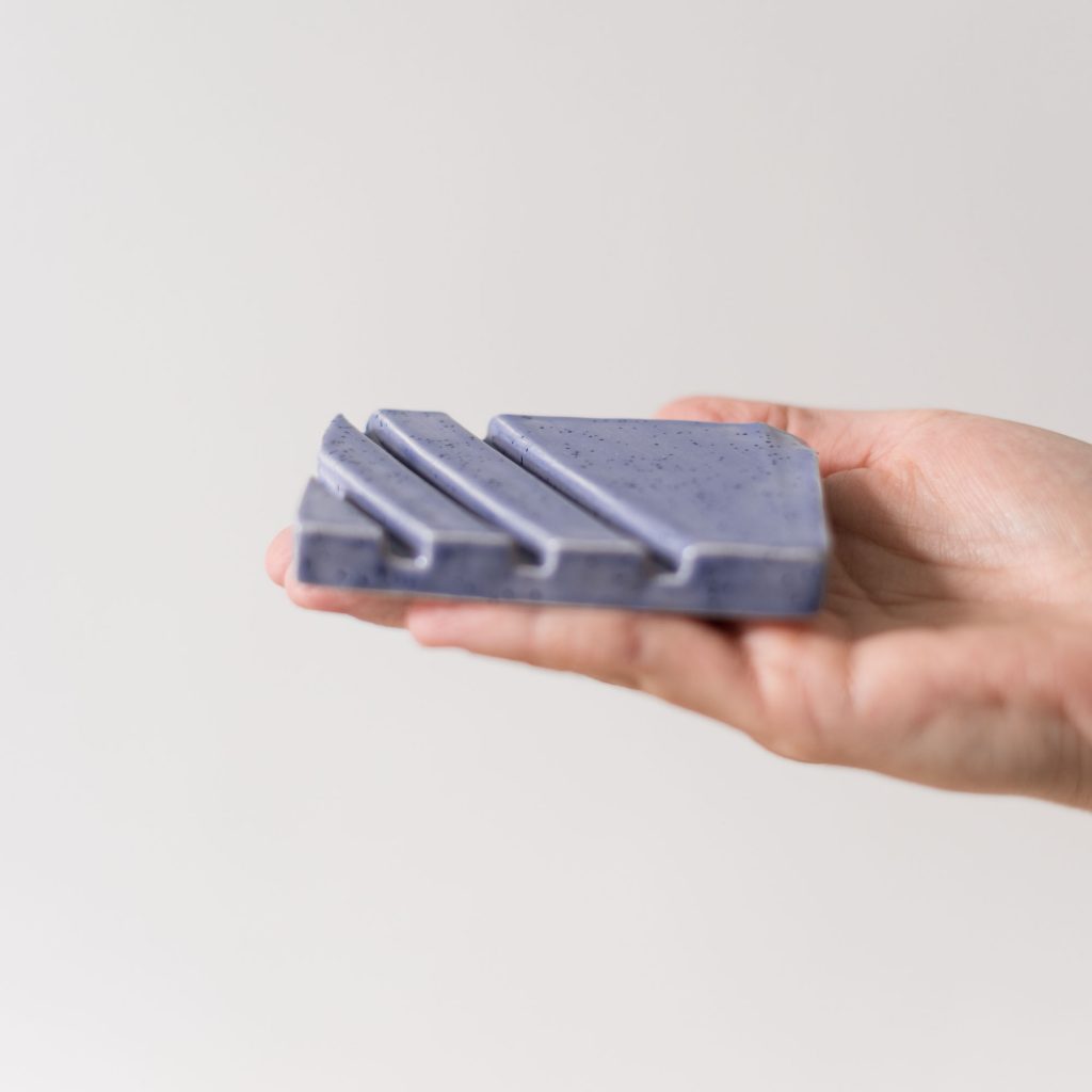 Seifenschale bloc purple confetti
