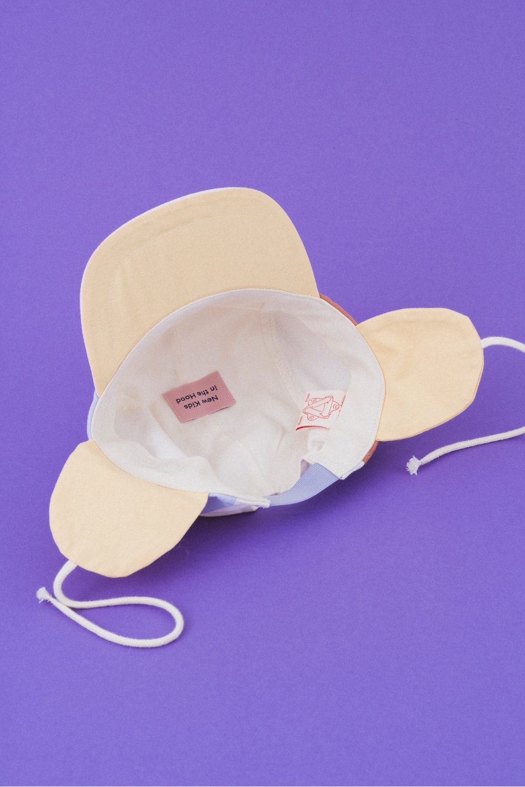 NKitH Cap Wolly colorblock pastel