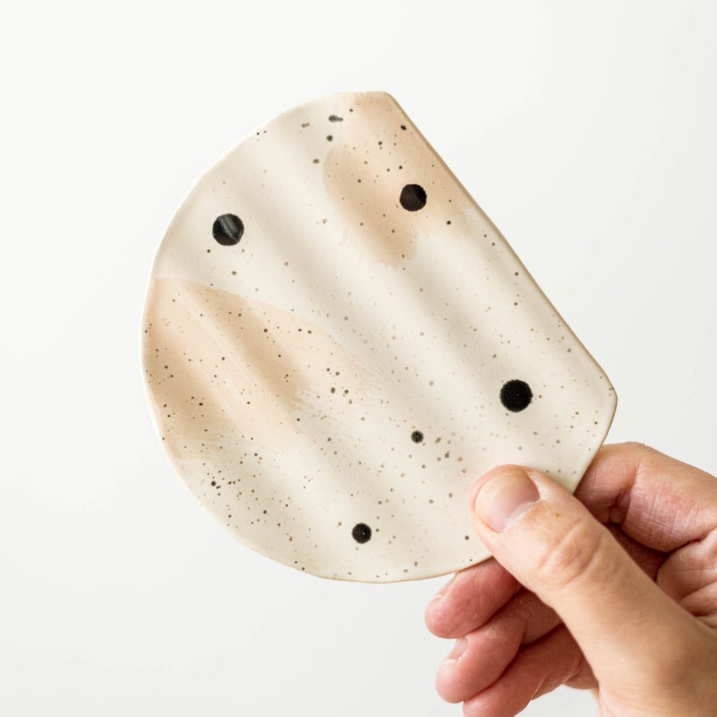 Seifenschale wave round blob | blush pencil