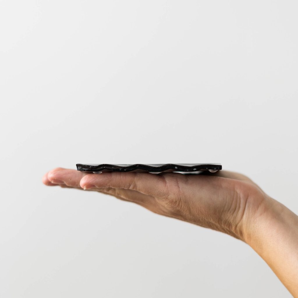 Seifenschale wave blob | confetti black