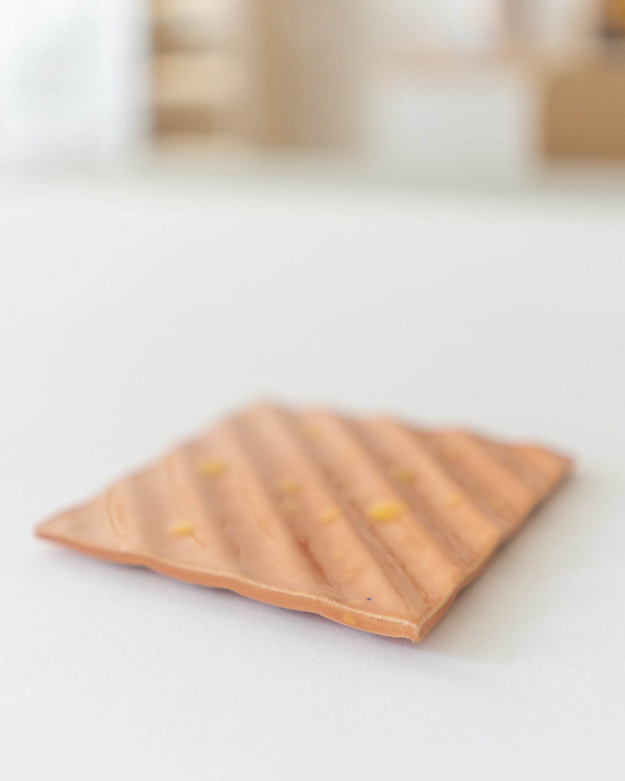 Seifenschale wave blob | peach yellow