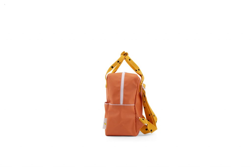 Sticky Lemon backpack small | freckles | carrot orange + sunny yellow + candy pink