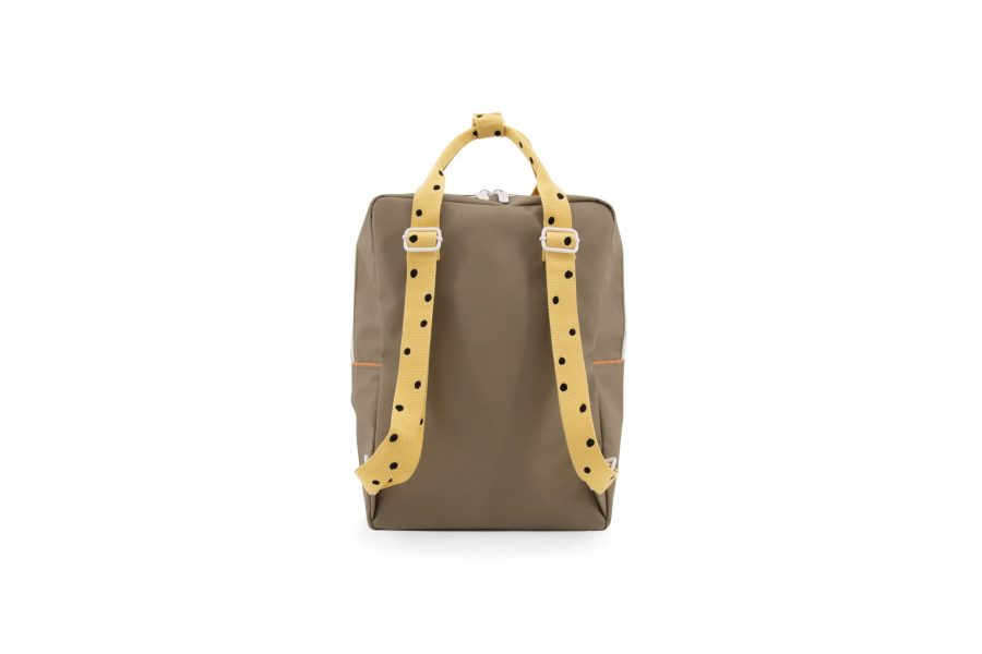 1801646 – Sticky Lemon – freckles – backpack large – seventies green + retro yellow + faded oran (1)
