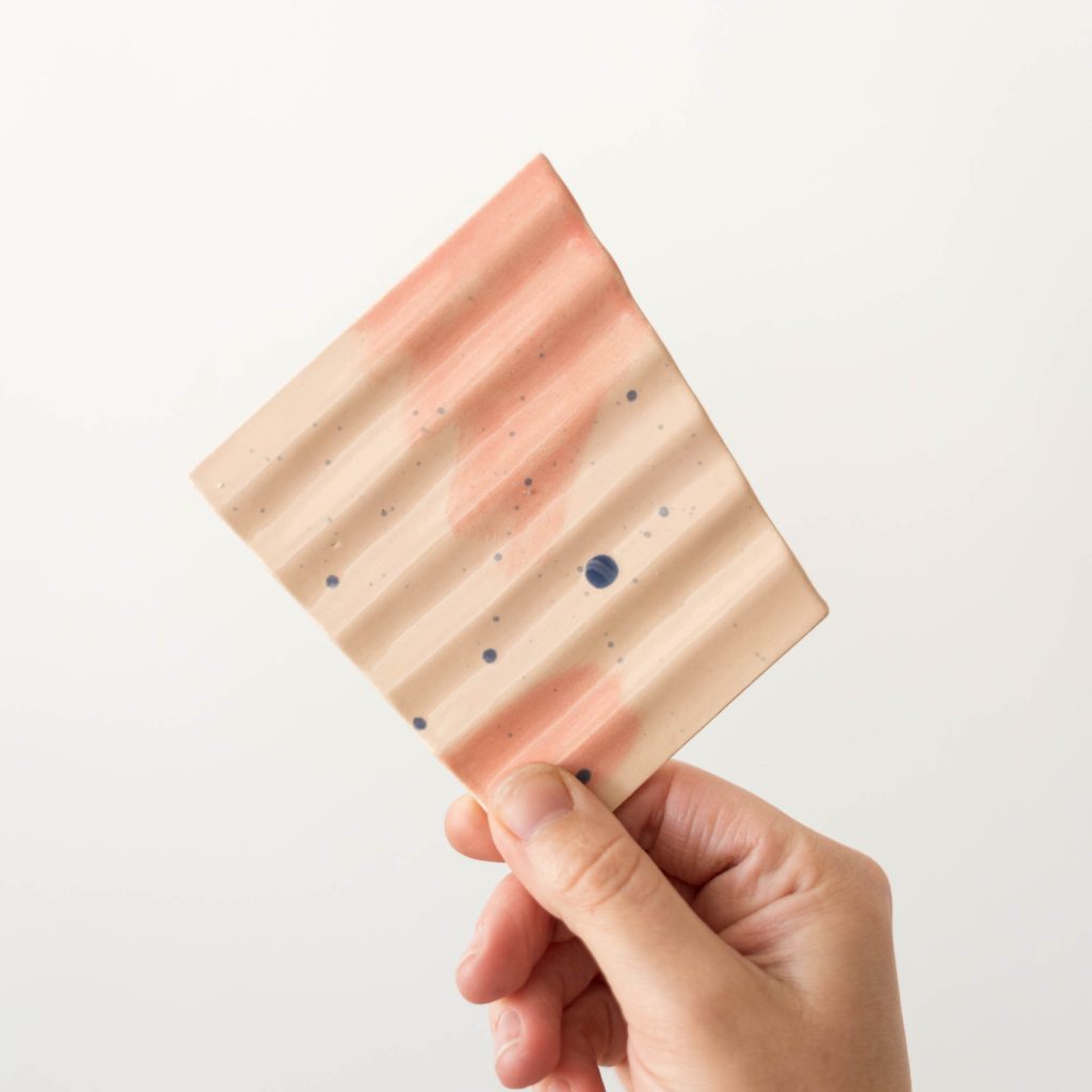Seifenschale wave blob | blush pencil
