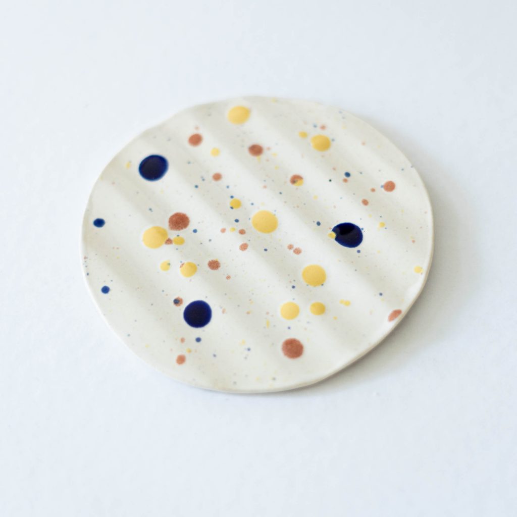 Seifenschale wave round blob | red blue yellow