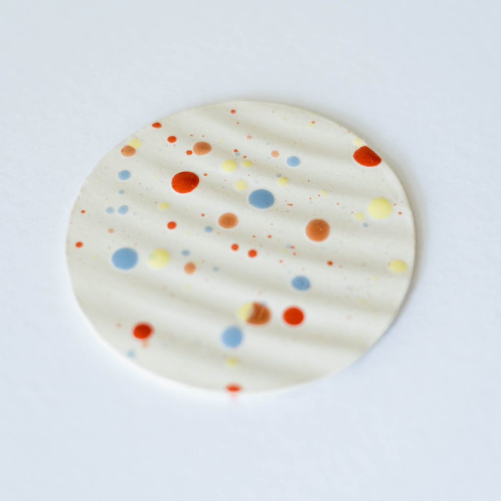 Seifenschale wave round blob | lilac red vanilla