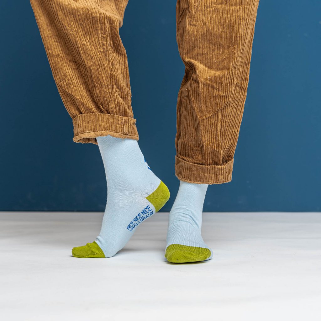 friendly socks | back face | sky