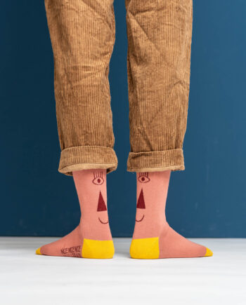 friendly socks | back face | rouge