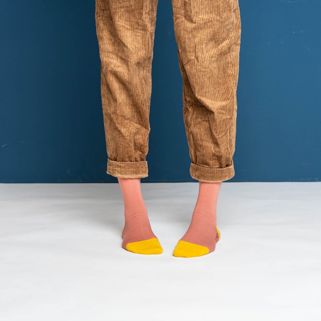 friendly socks | back face | rouge