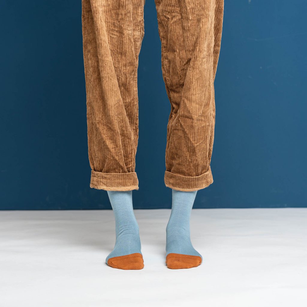 friendly socks | back face | steel