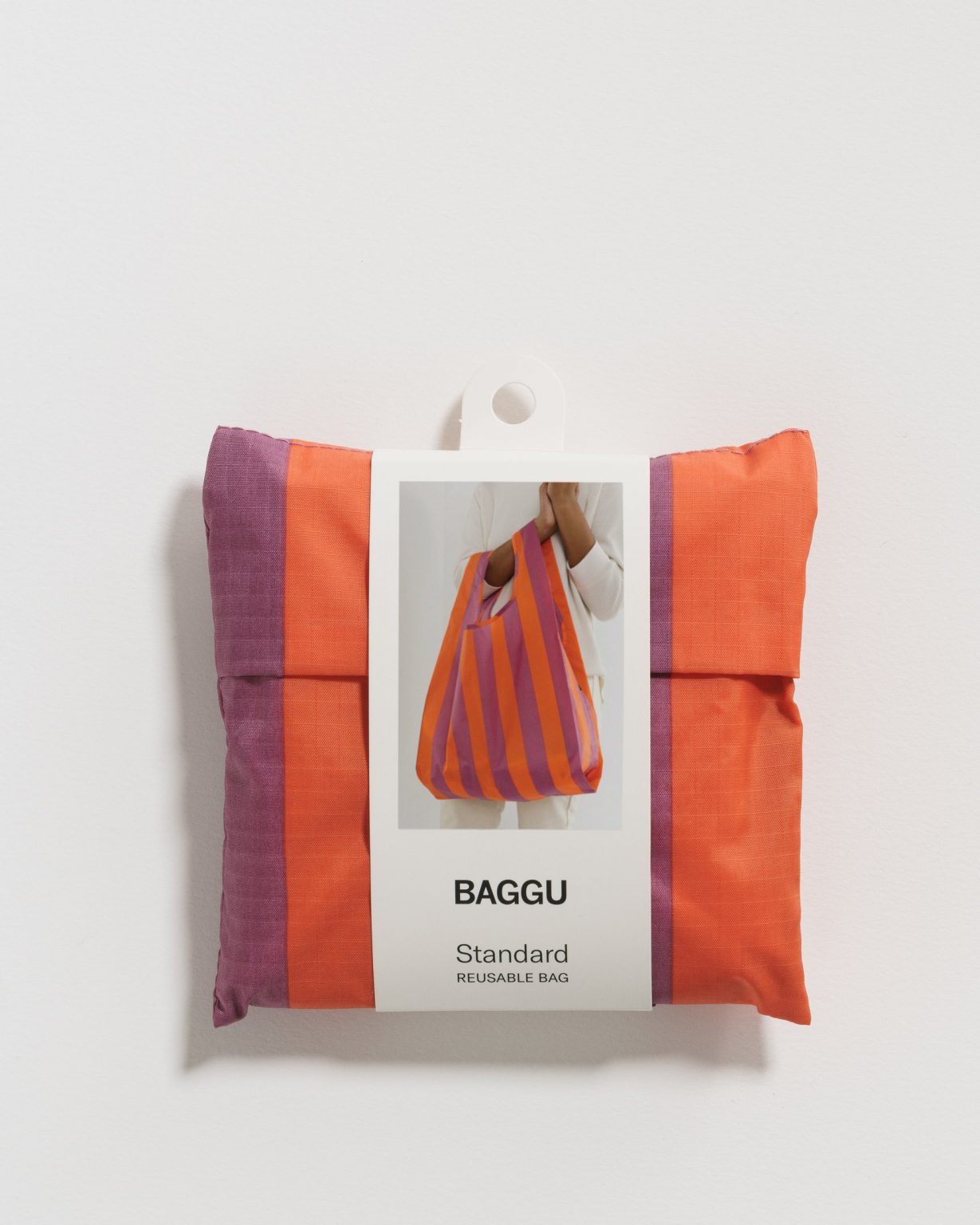 Baggu Reusable Tasche Streifen Orange