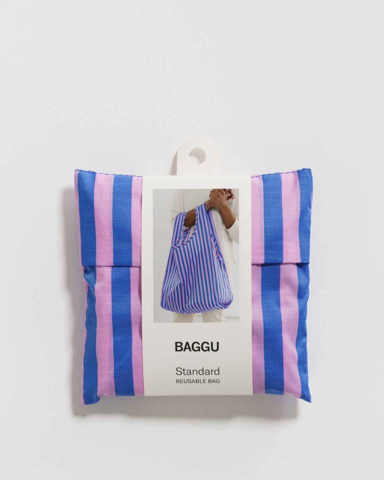 Baggu Reusable Tasche Streifen Blau
