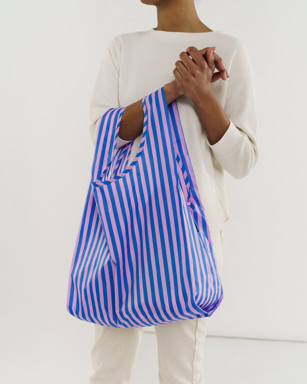 Baggu Reusable Tasche Streifen Blau