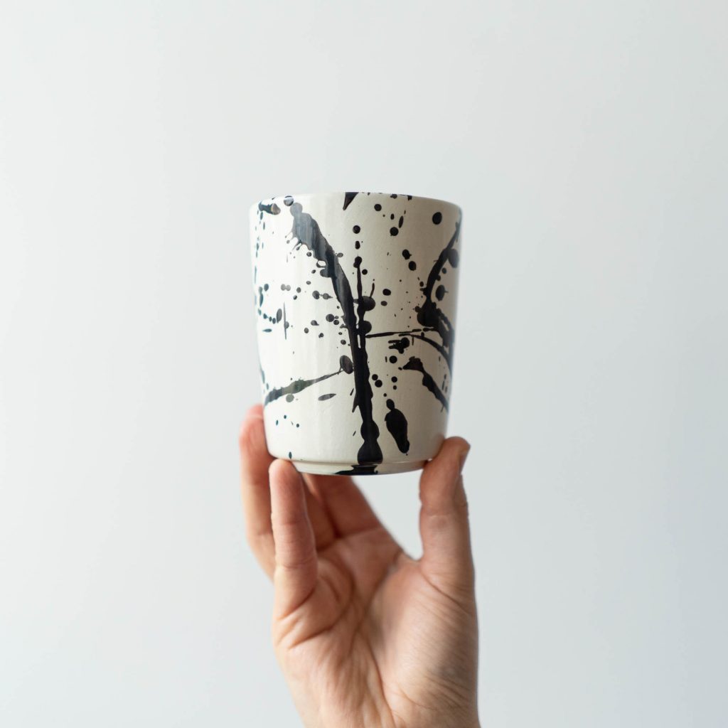 Tasse splashes black