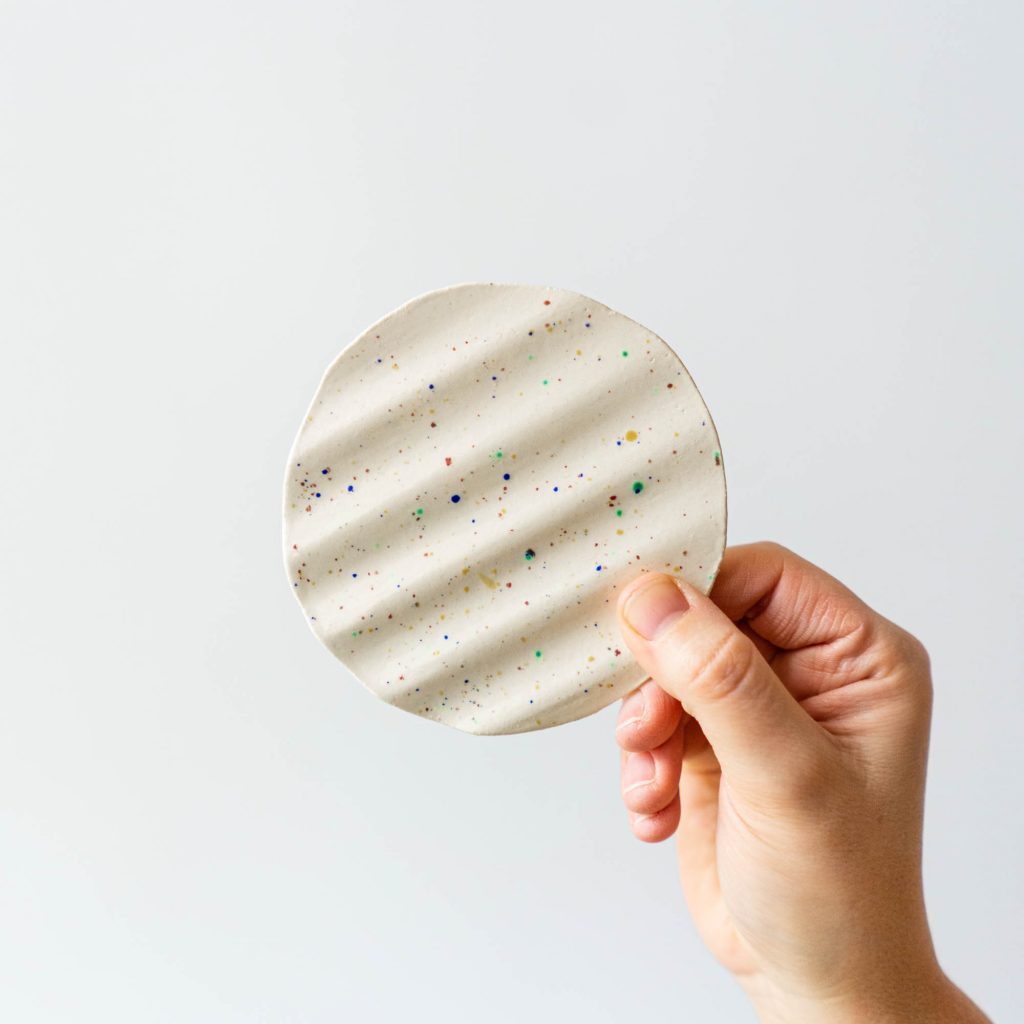 Seifenschale wave round | confetti