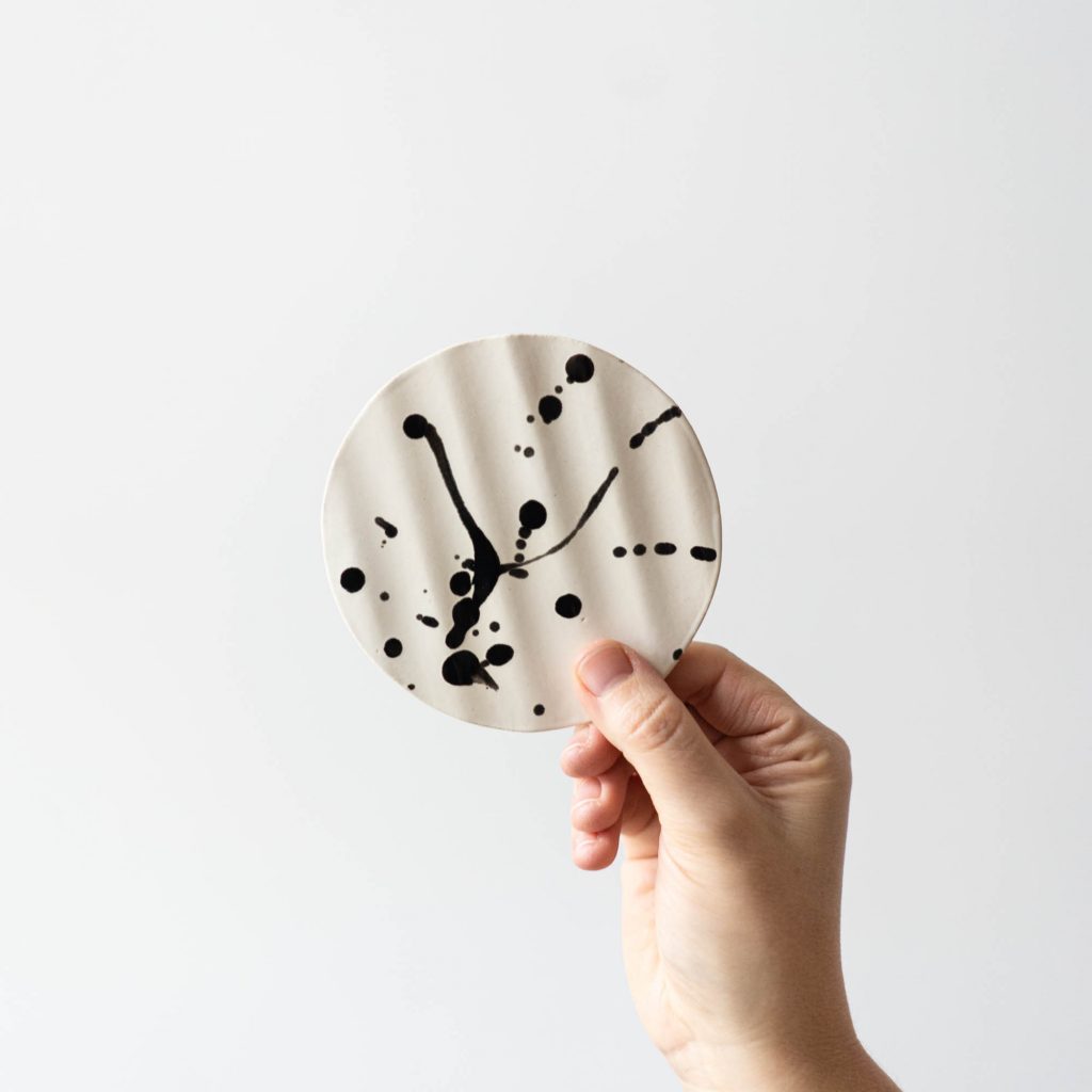 Seifenschale wave round | black splash