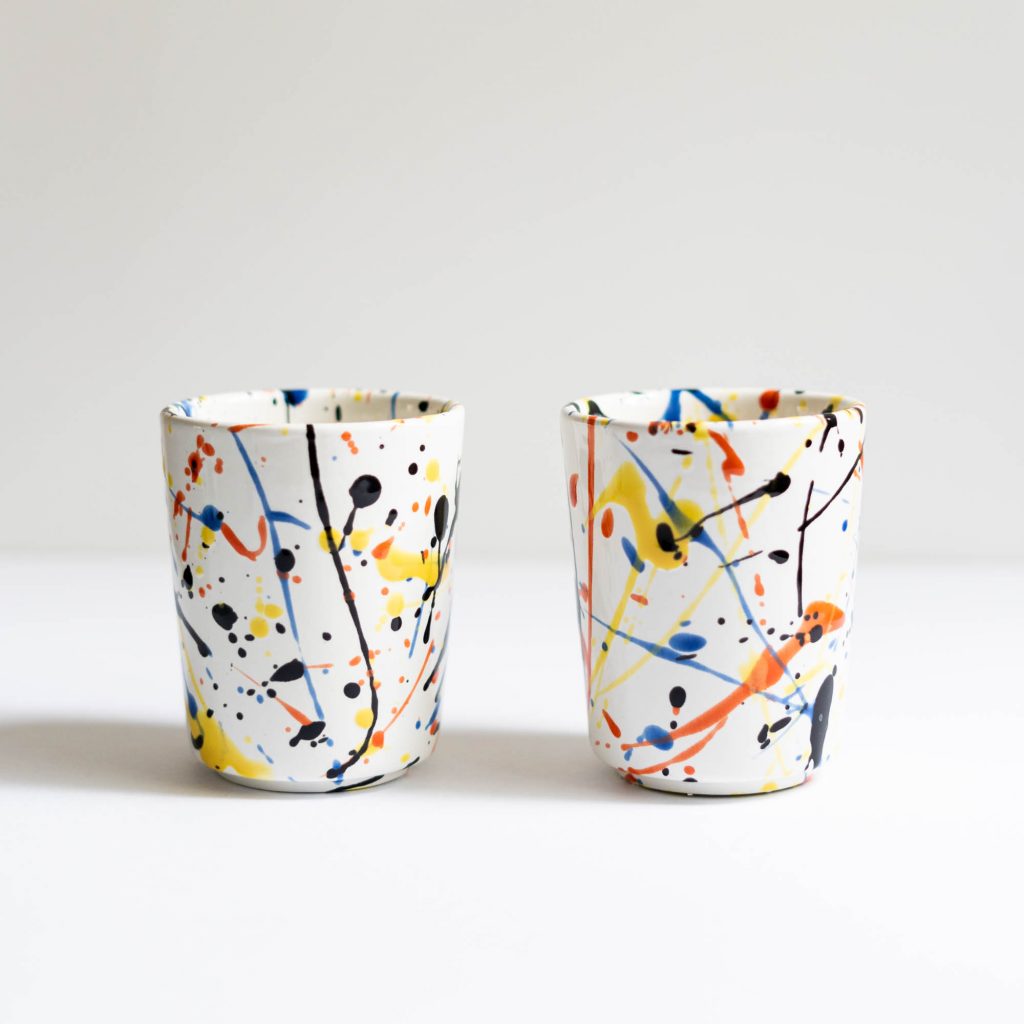 Tasse red blue yellow