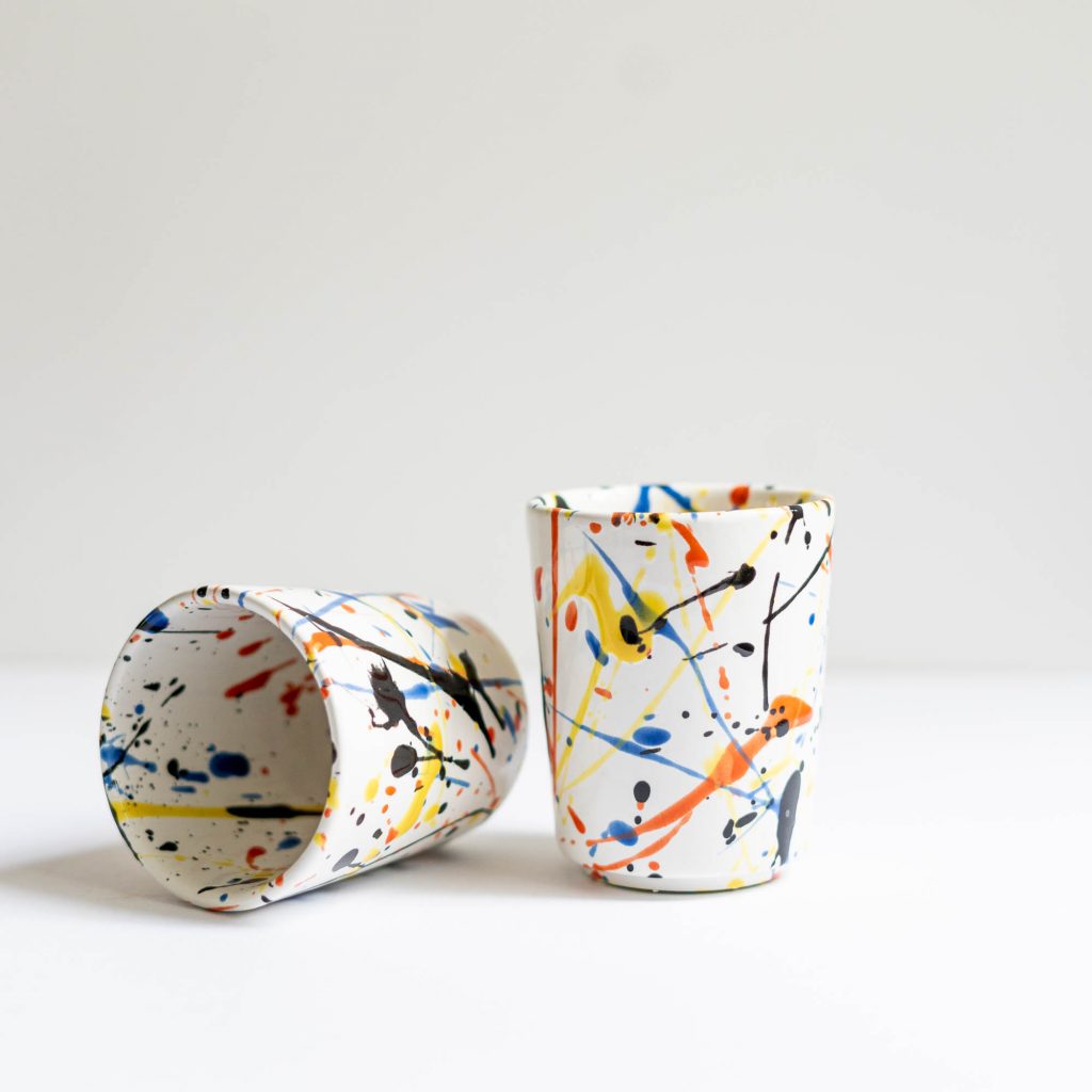 Tasse red blue yellow