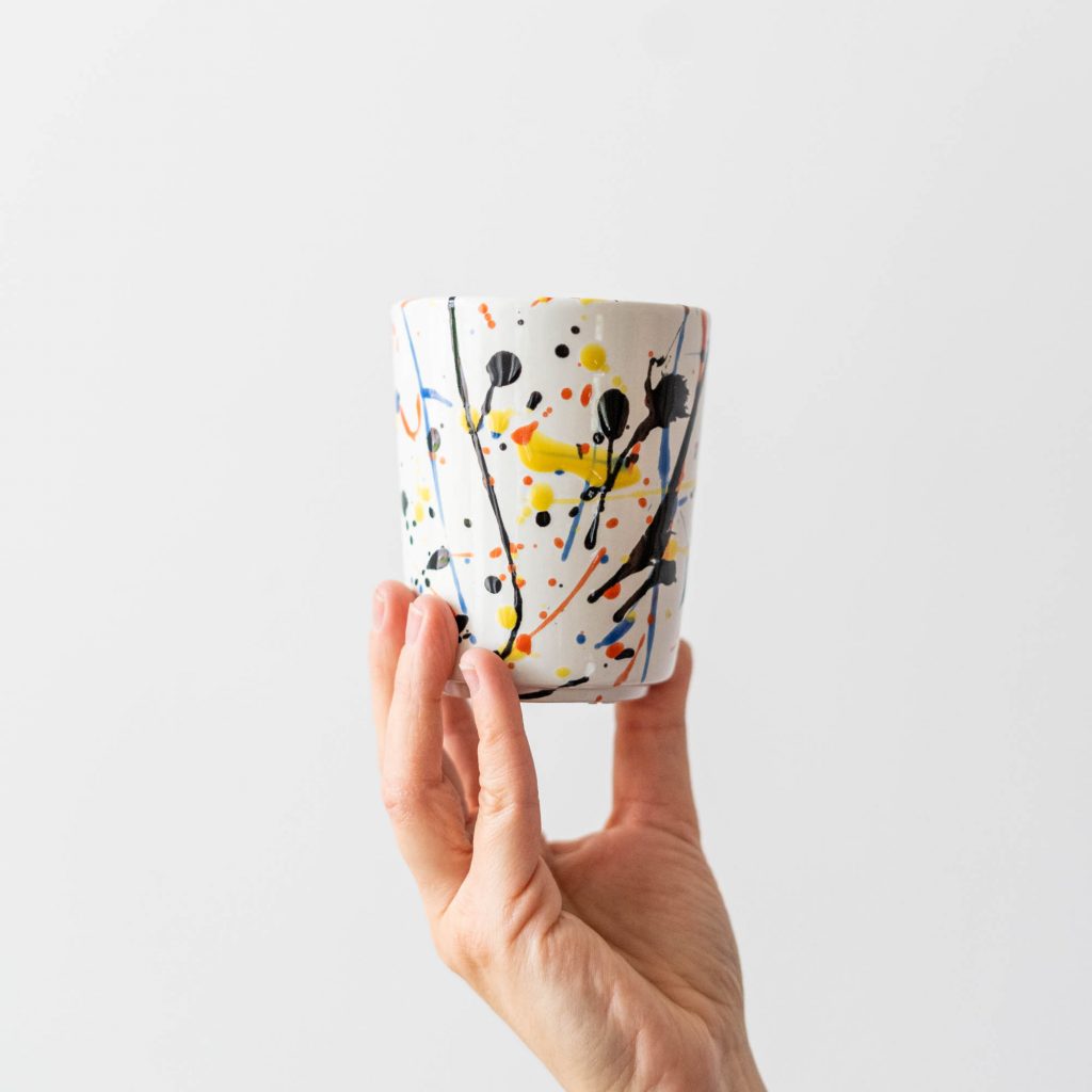 Tasse red blue yellow