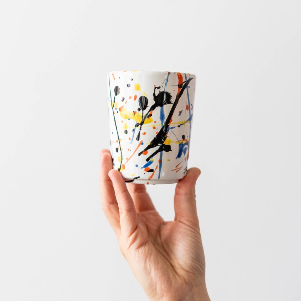 Tasse red blue yellow