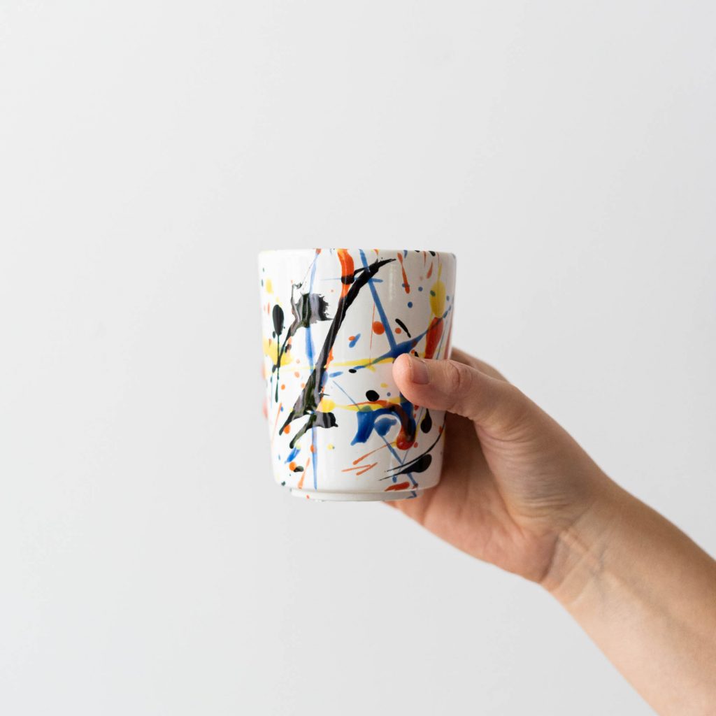 Tasse red blue yellow