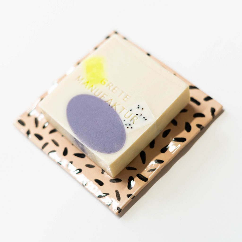 Seifenschale wave square | memphis rose