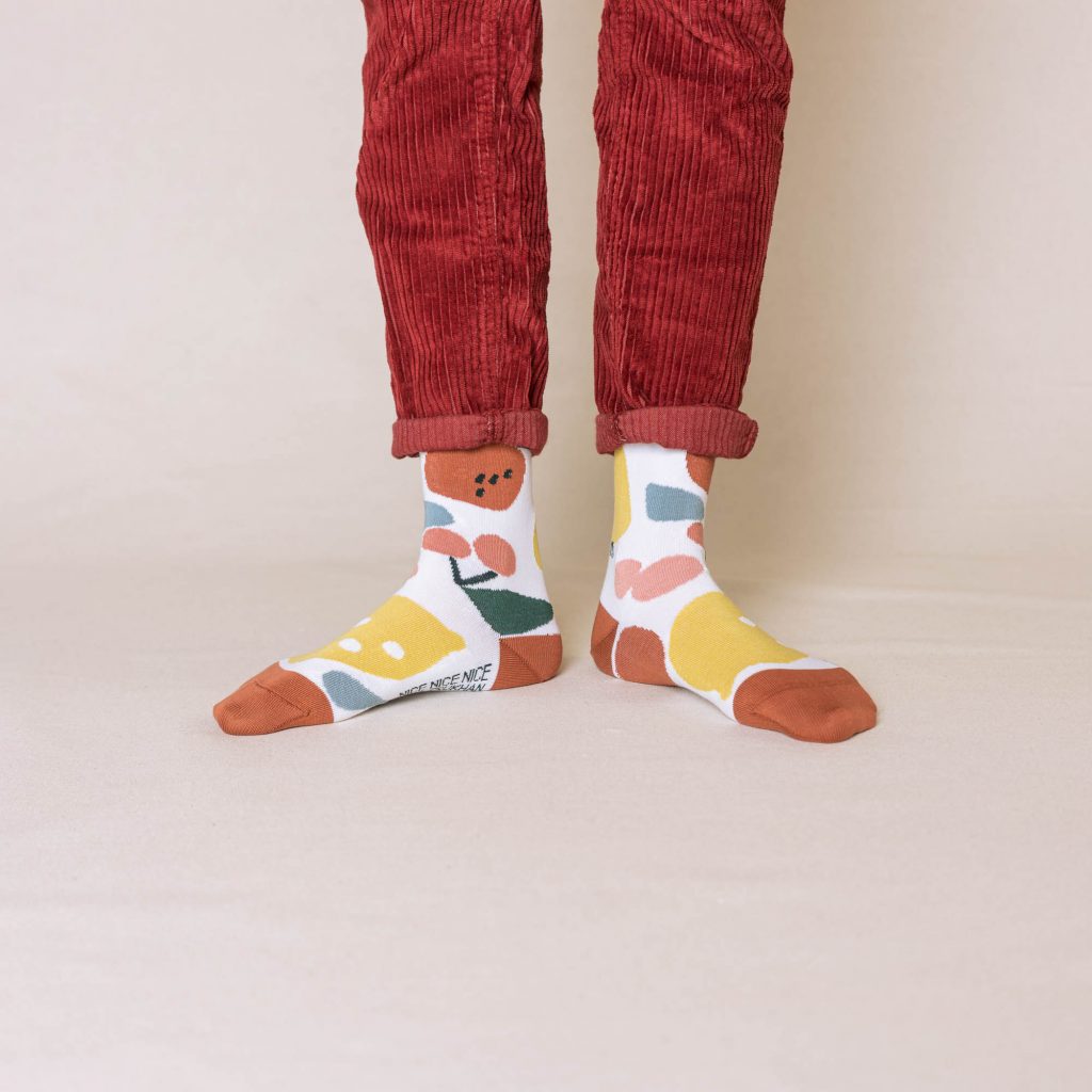 nice socks ARTIST edition - Ekaterina Trukhan rose