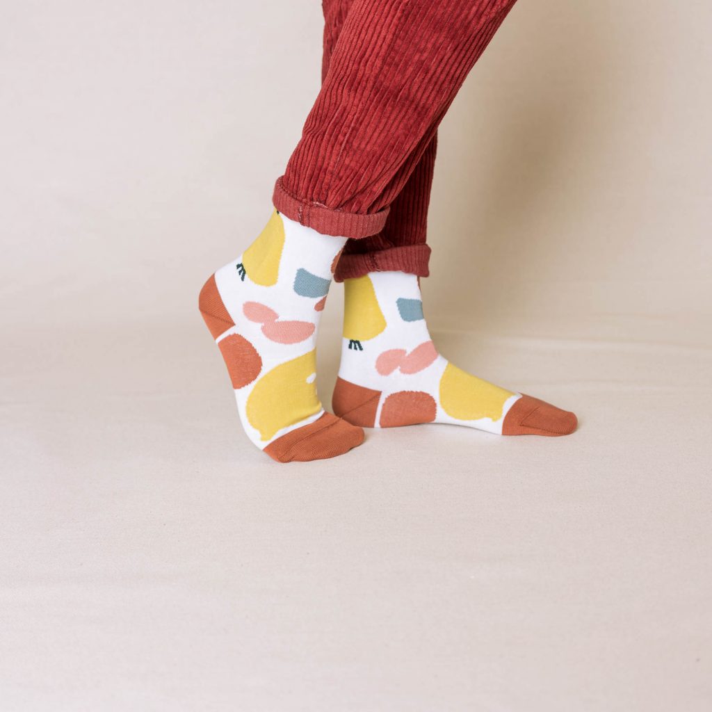 nice socks ARTIST edition - Ekaterina Trukhan rose
