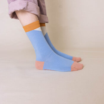 nice socks diagonal lilac