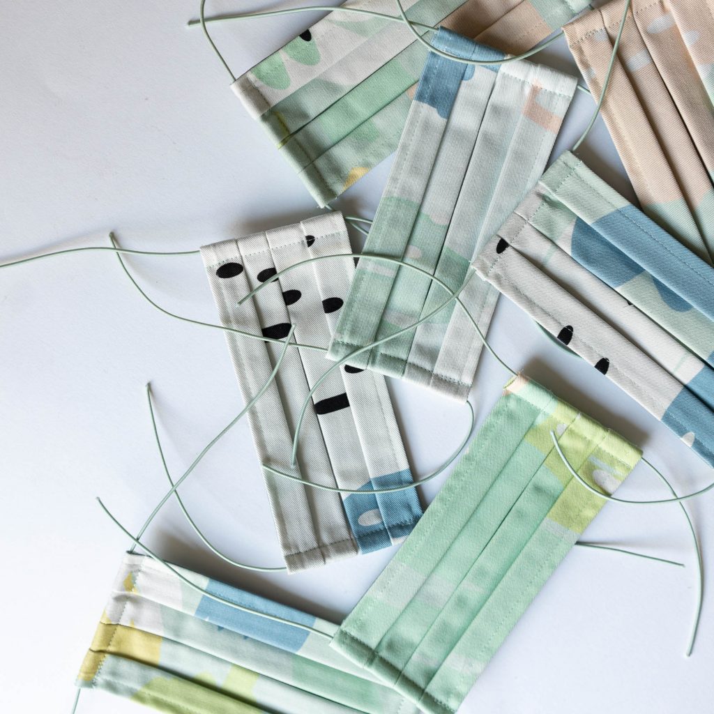 Stoffmasken vivilovely x nicenicenice pastell mint