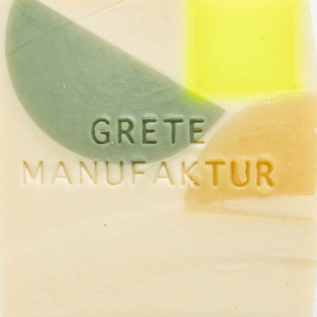Grete Manufaktur - SEIFE CONSTANZE - LAVENDEL & THYMIAN - Oliv Gelb