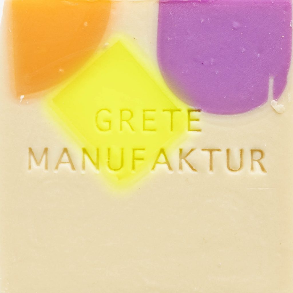 Grete Manufaktur - SEIFE CONSTANZE - LAVENDEL & THYMIAN - Lila Gelb Orange