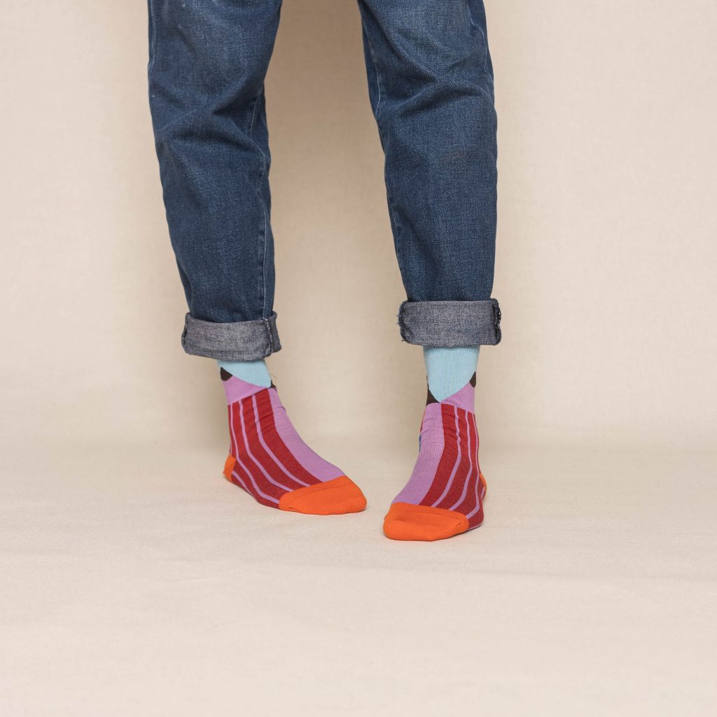 nice socks ARTIST edition - Swantje Hinrichsen purpur