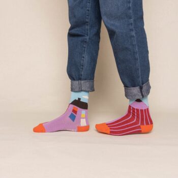 nice socks ARTIST edition - Swantje Hinrichsen purpur
