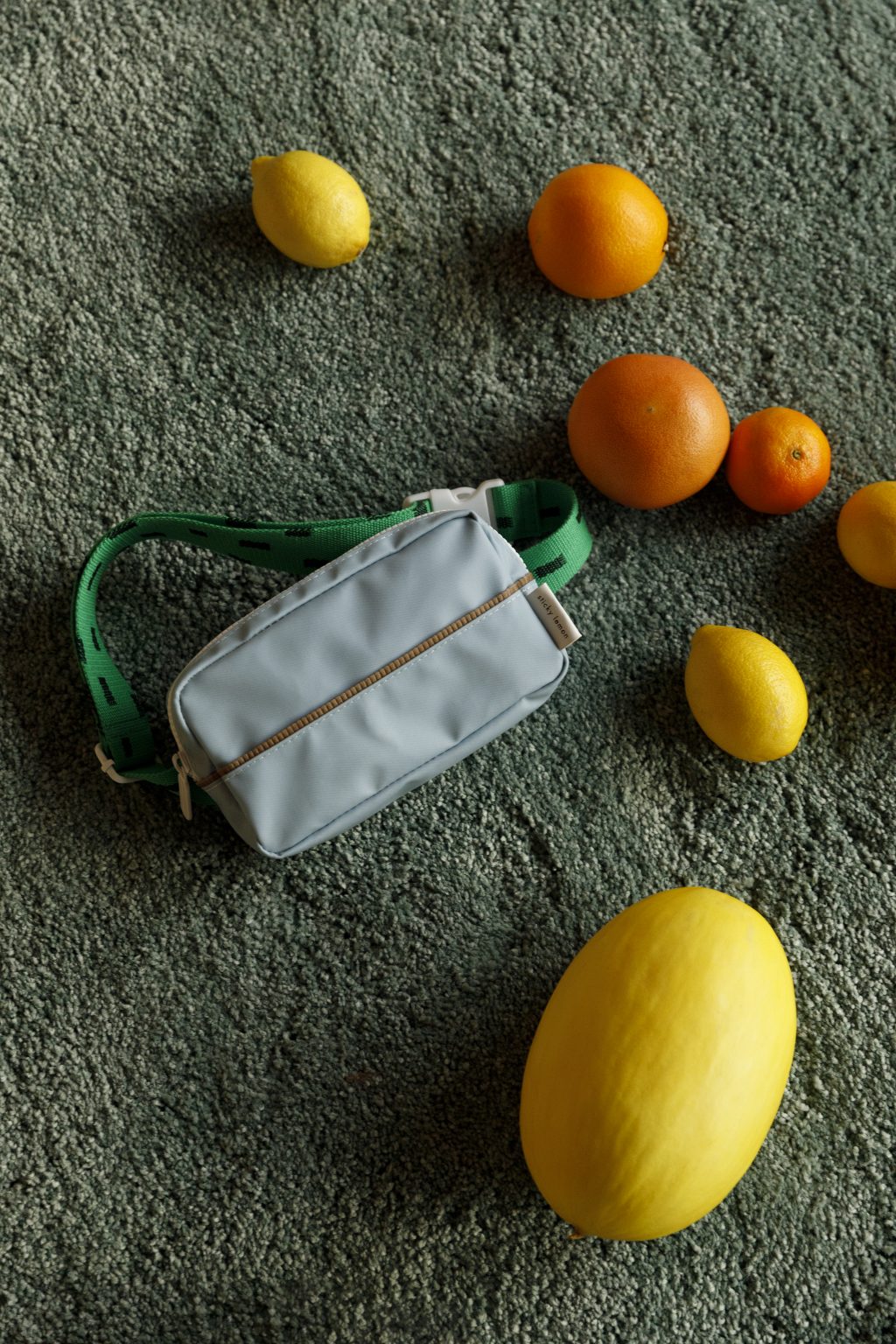 Sticky Lemon fanny pack | sprinkles - steel blue + apple green + brassy green