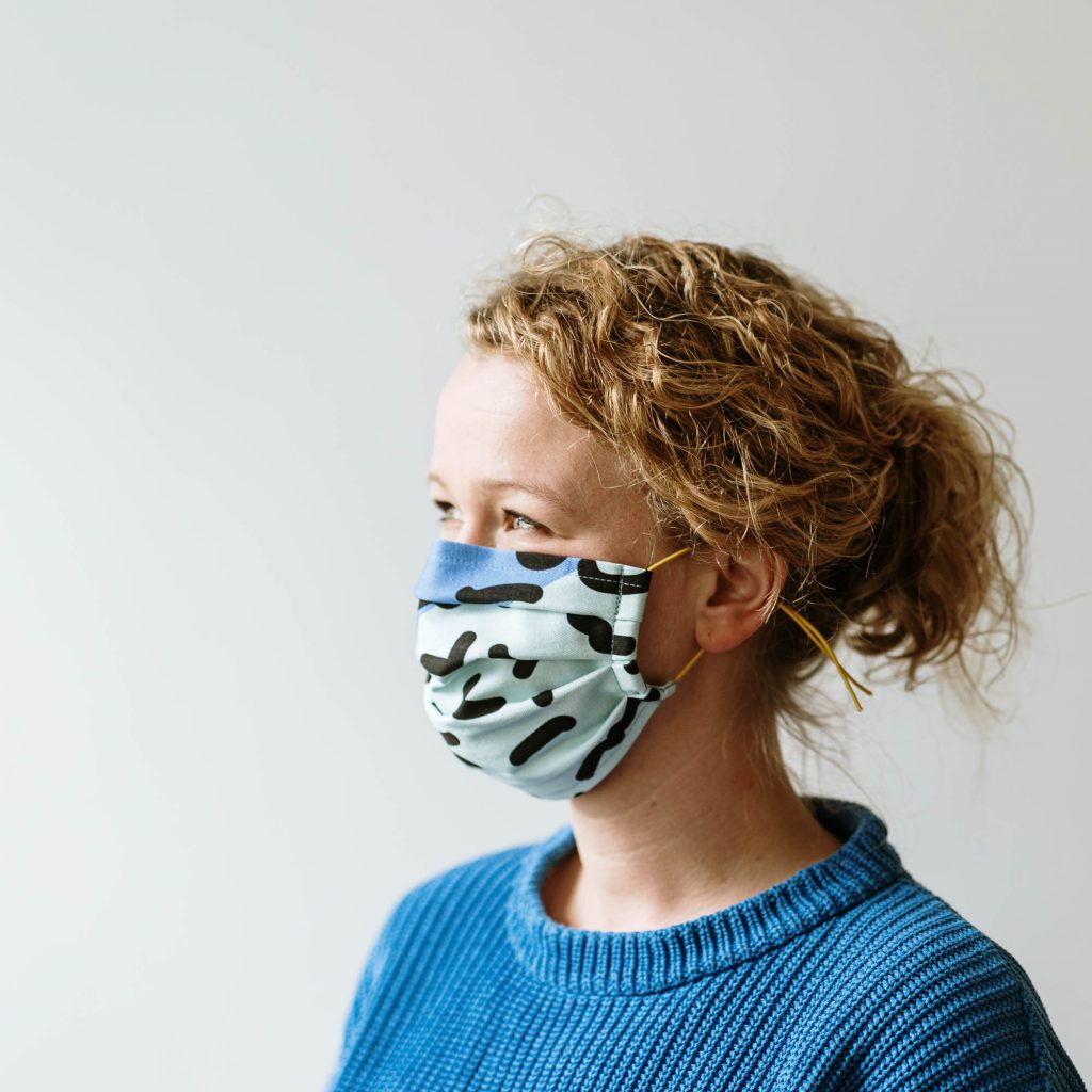 Stoffmasken vivilovely x nicenicenice - Nasendraht - memphis