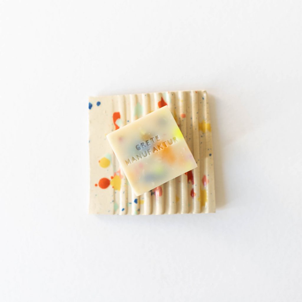 Grete Manufaktur - SEIFE ASTRID - KONFETTI + ORANGE