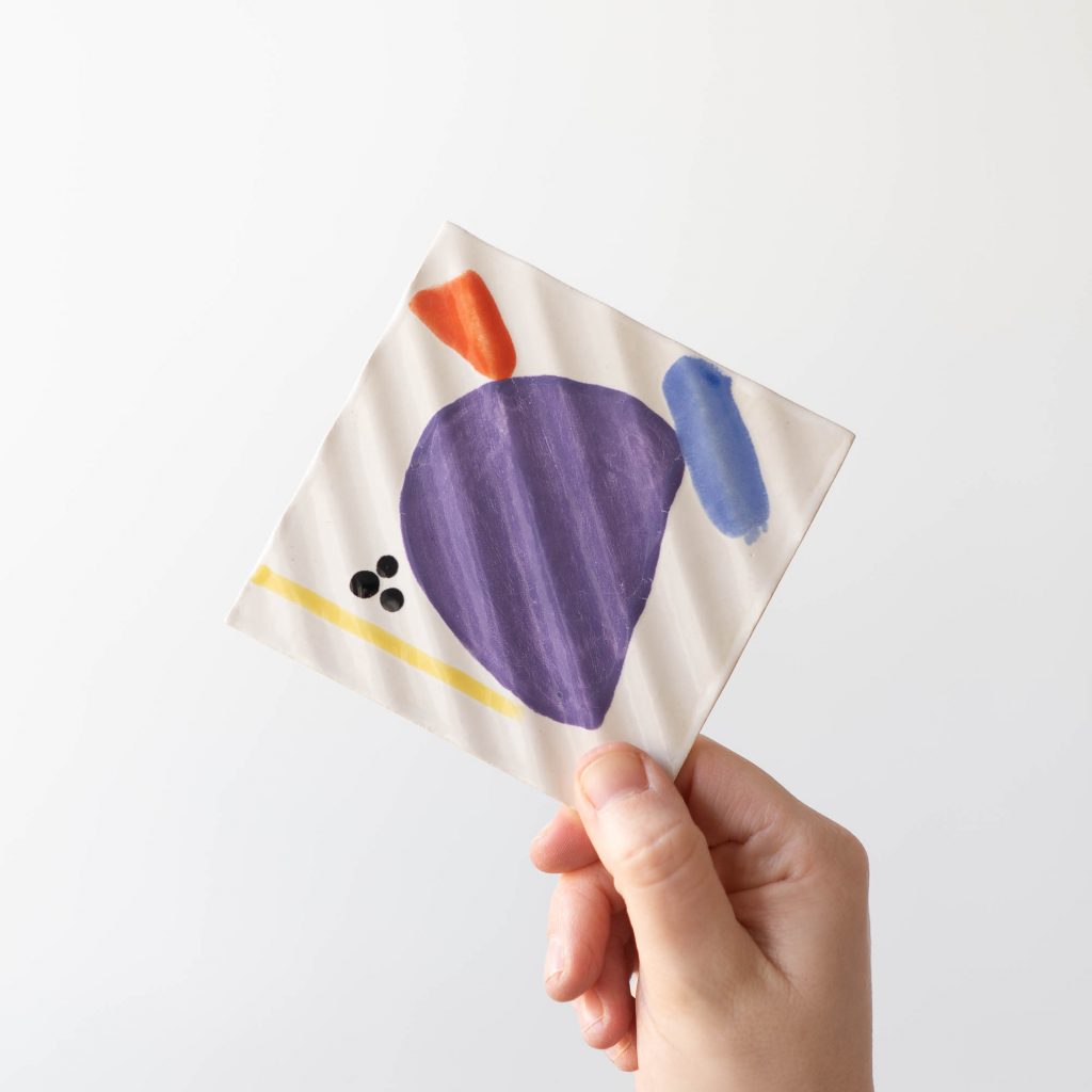 Seifenschale wave square | shapes lilac