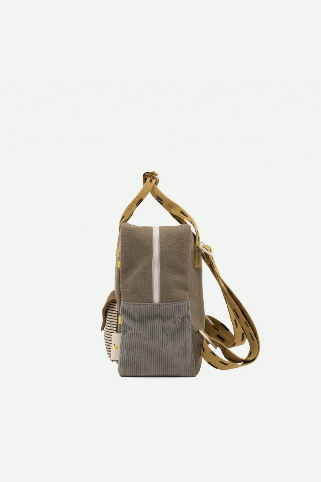 Sticky Lemon backpack small | lemons - pigeon blue + woody green
