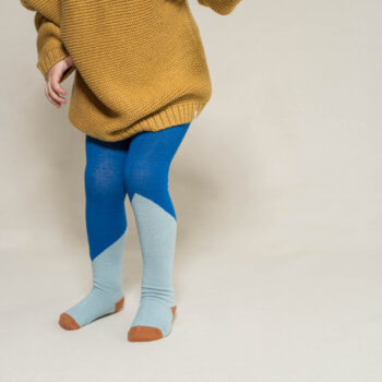 Baby- und Kinder Strumpfhose diagonal rust