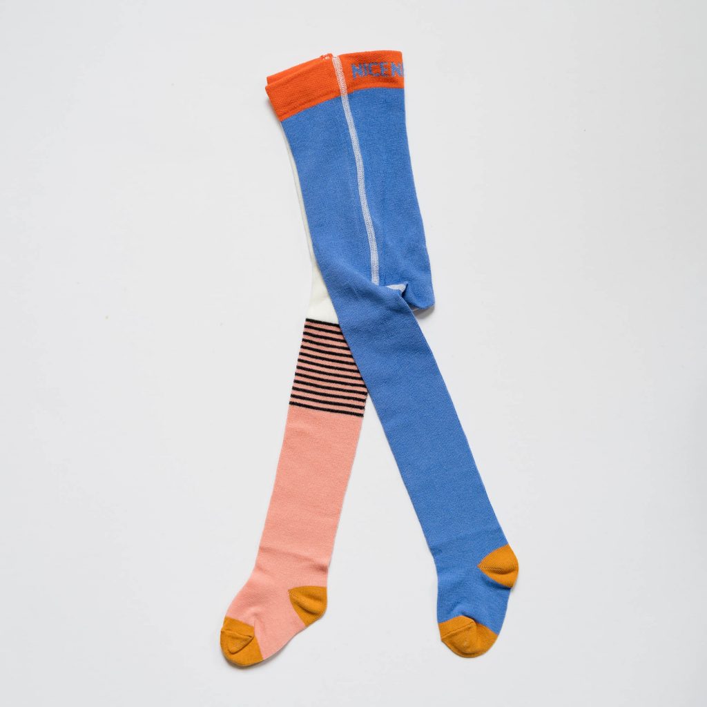 Baby- und Kinder Strumpfhose halb/halb lilac