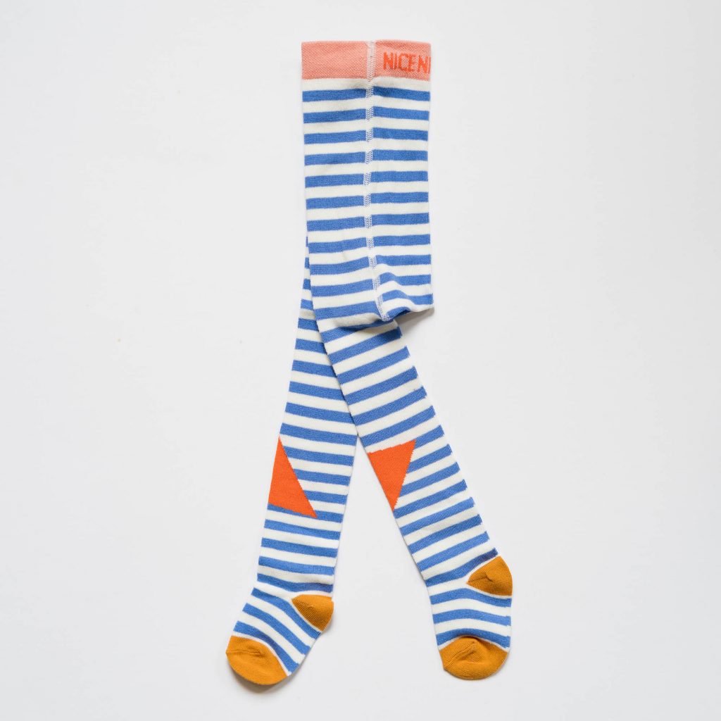 Baby- und Kinder Strumpfhose block stripes lilac