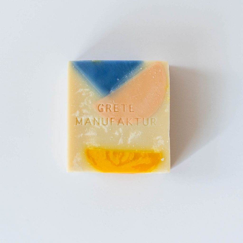 Grete Manufaktur - SEIFE CONSTANZE - LAVENDEL & THYMIAN - blau rose gelb