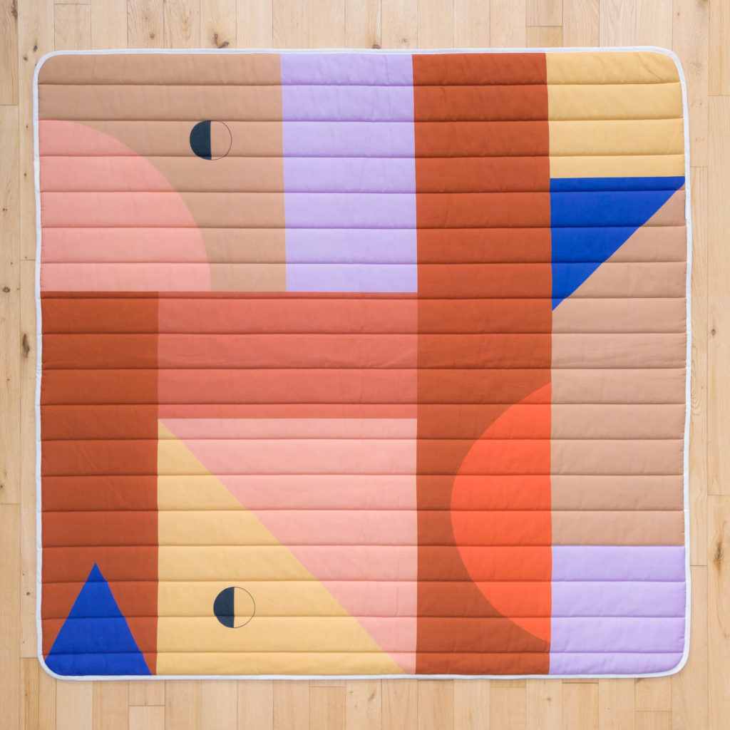 Steppdecke XL- lookilook red