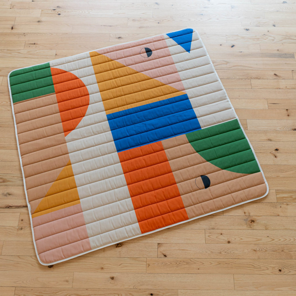 B-Ware Steppdecke XL- eyes green