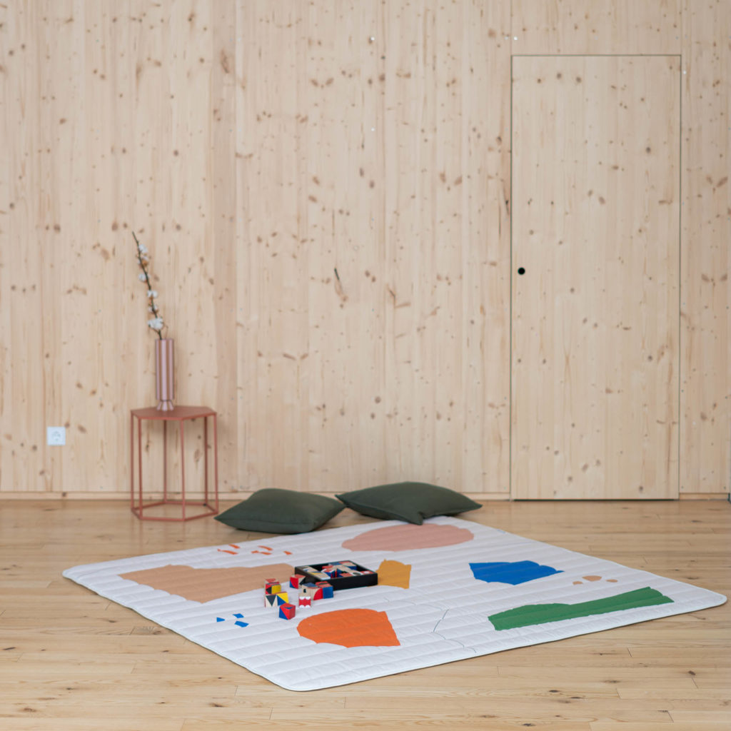 Steppdecke XL- shapes color
