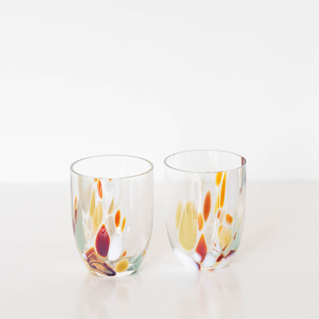 Konfetti Glas Marmor