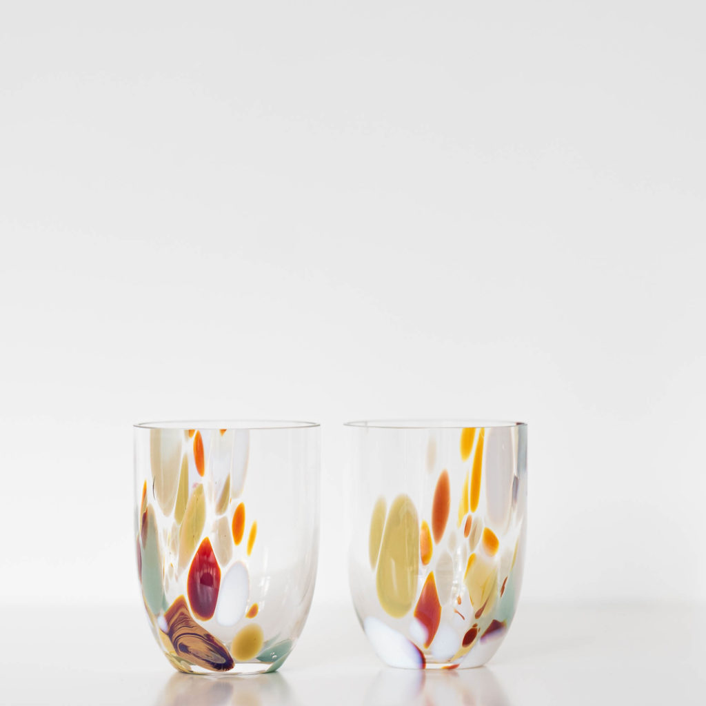 Konfetti Glas Marmor