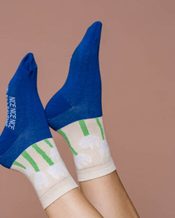 nice socks ARTIST edition - Helena Ravenne blau